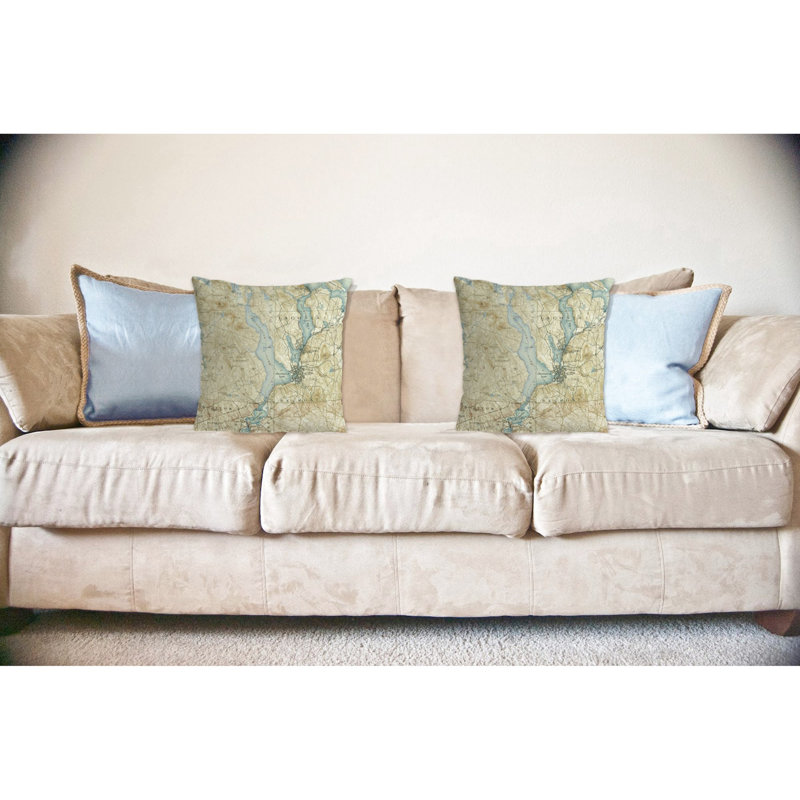 Housse de coussin décoratif d’intérieur/extérieur non-cordon nh winnisquam, nh