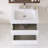 Wall Mounted Single Bathroom Vanity With White Ceramic Integrated Top-686013746-686013744