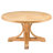 Solid Wood Round Coffee Table, Rustic Style With Classic Design, Perfect For Various Home Decor