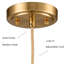 Luminaire suspendu sphère 1 lumière Kamruddin