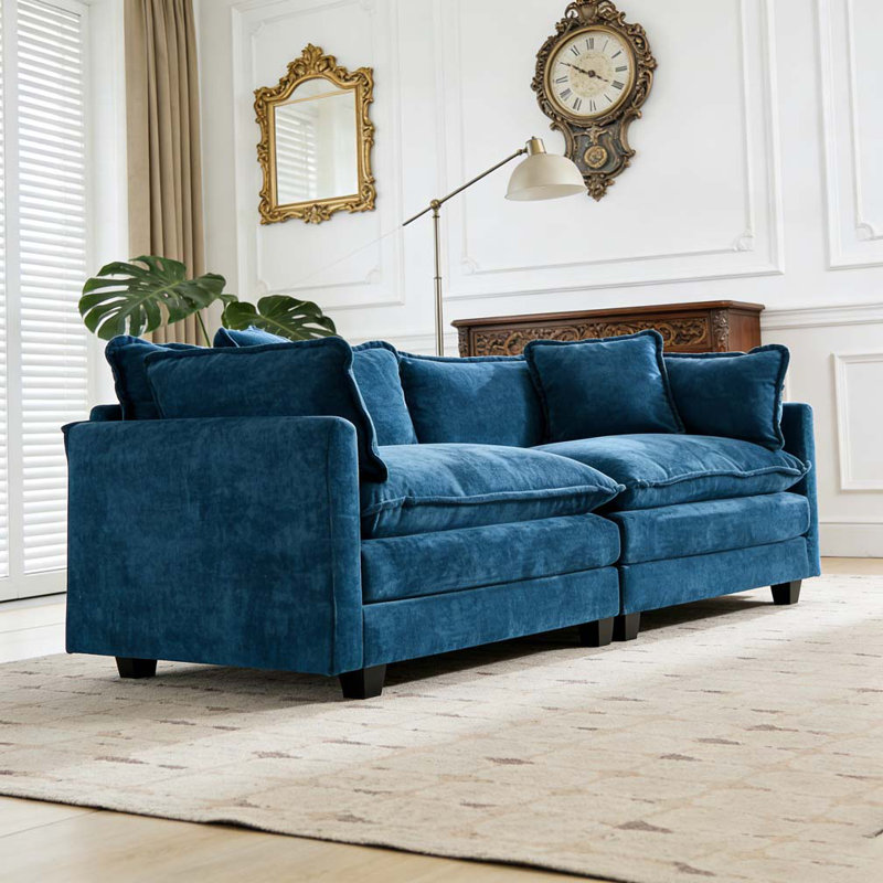 Canapé Cloud LoveSeat, Bleu