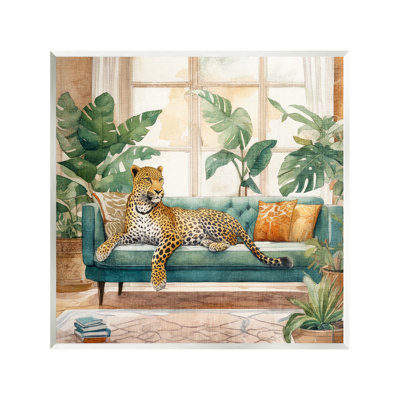 «Leopard & House Plants» par Kim Allen