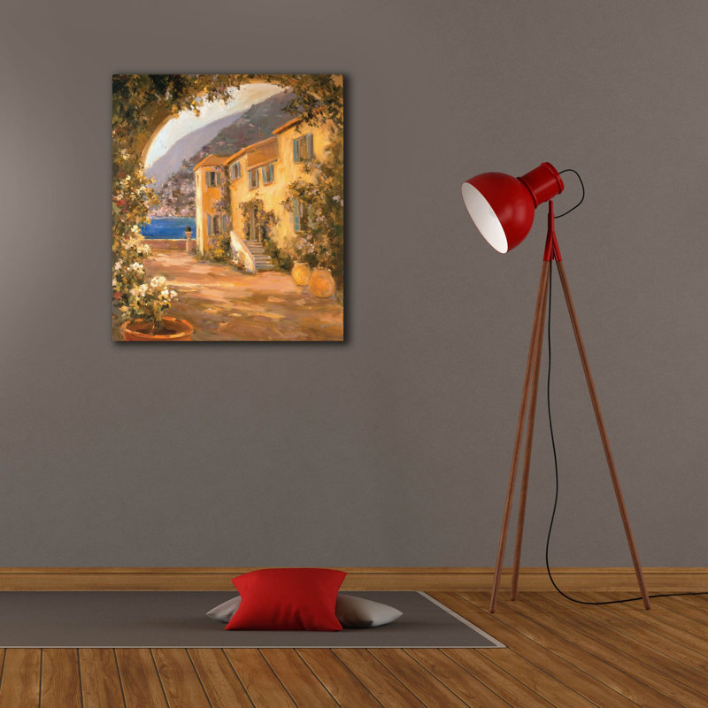  «Scenic Italy 8» par Allayn Stevens, art mural sur toile, H 30 po x l 26 po