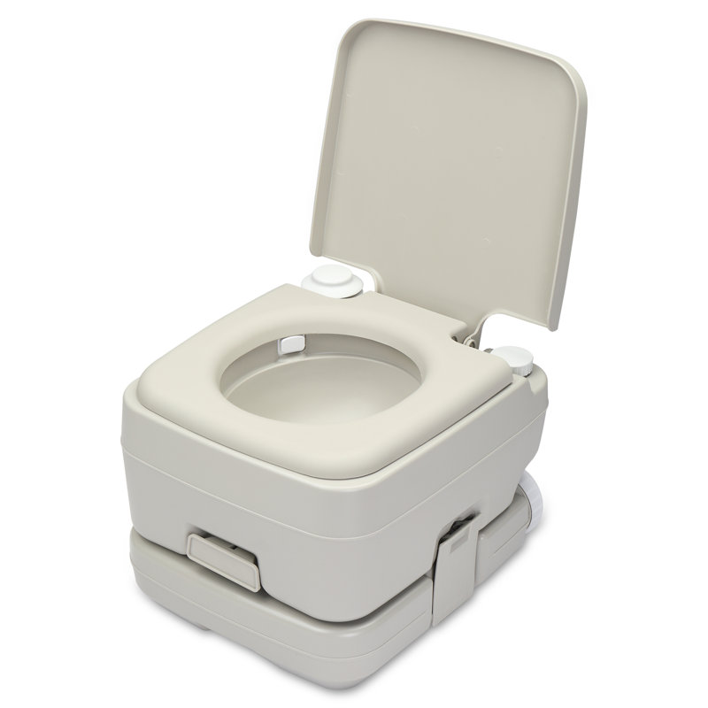 Toilette amovible portative 10L avec double sortie