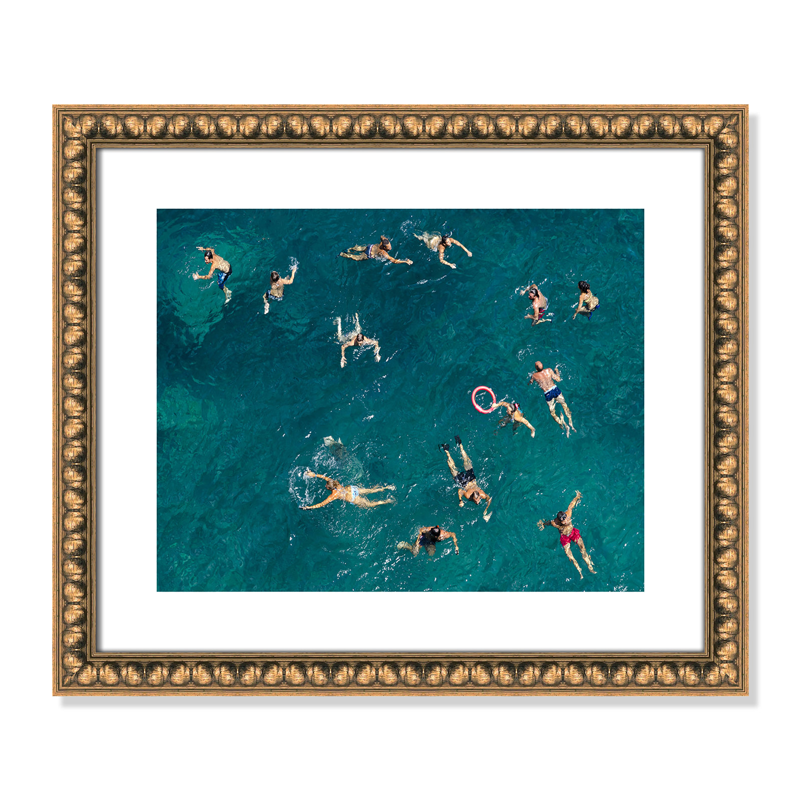 Tonti - Photograph Print, Gold Bead Framed Paper, 16" H x 19" W x 1.13" D