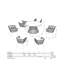 Aris 6 - Person Patio Dining Set Umbrella Hole Included Round Table