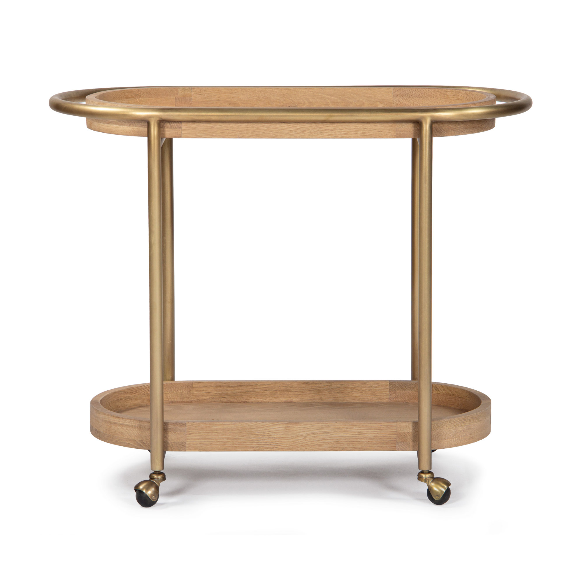 Orbit Bar Cart, Antique Brass, Antique Brass