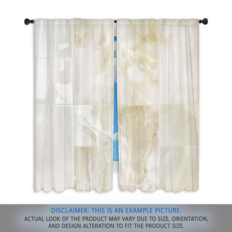 Carevic Room Darkening Curtain Pair, 40" W x 52" L