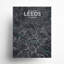 Carte de la ville de Leeds, impression-1059268960-1059268954