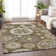 Premium Machine Washable Prisco Brown Rug