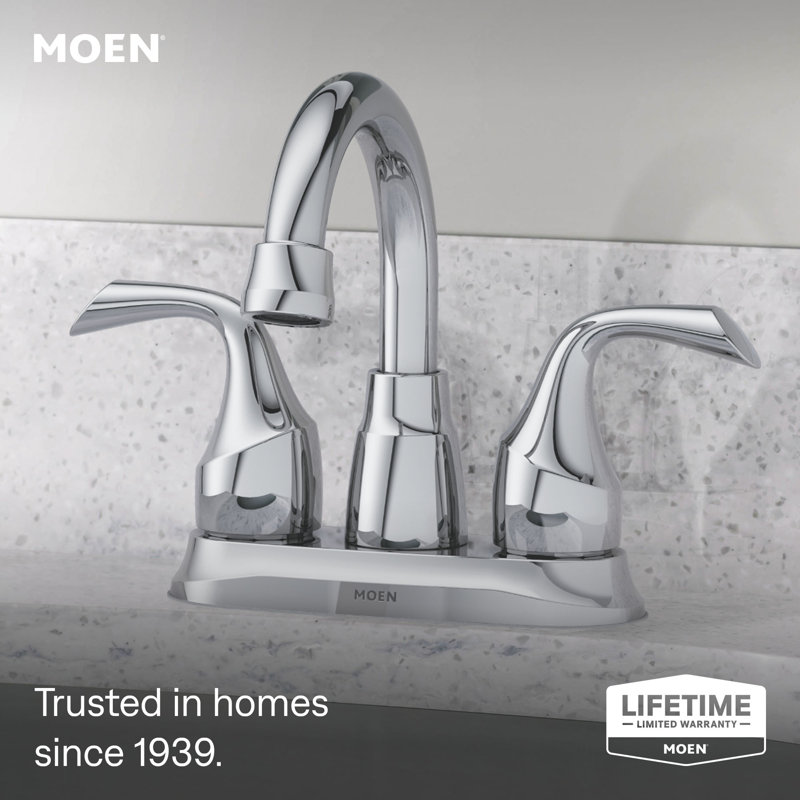 Idora Centerset Bathroom Faucet with Drain Assembly, Chrome