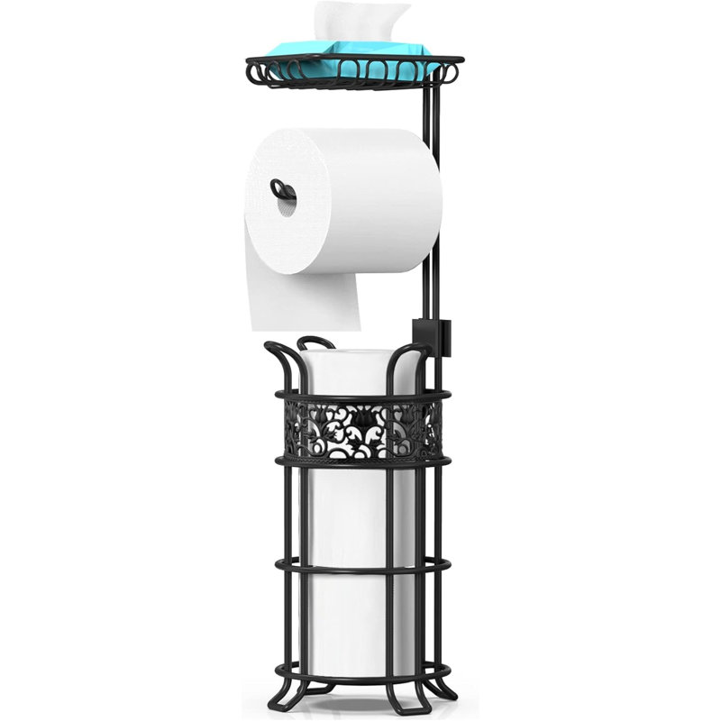 Porte-papier hygiénique, Noir