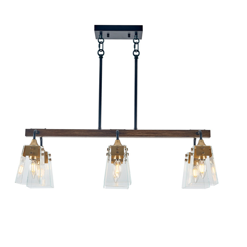 Salihah 6 - Light Kitchen Island Square / Rectangle Chandelier