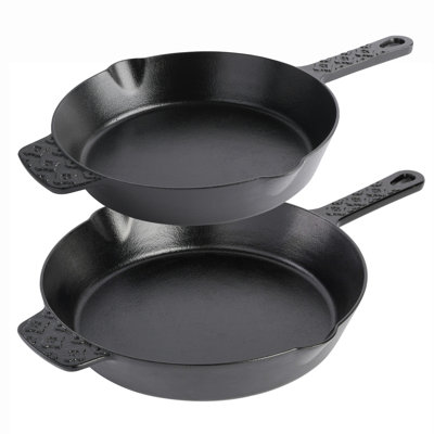 Spice By Tia Mowry Cast Iron 2 Piece Skillet Set