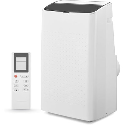Climatiseur portatif 14 000BTU avec ventilateur à 3 vitesses déshumidificateur à refroidissement par minuterie à économie d'énergie de 24 heures convenant aux pièces de 500 à 700 pieds carrés