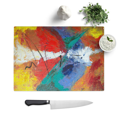Tempered Glass Art Painting Vol.301 Chopping Board