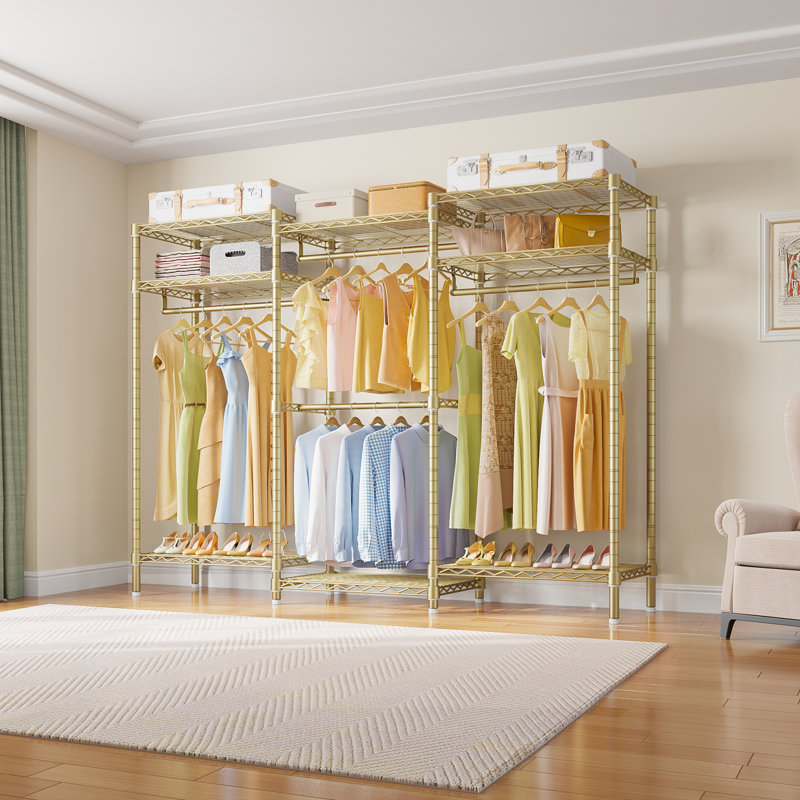 VIPEK V5i Heavy Duty Clothes Rack, Max Load 890LBS, Gold