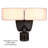 Ixacc 2 Light LED Outdoor Motion Sensor Adjustable Security Flood Light Bronze