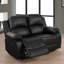  56" Vegan Leather Pillow Top Arm Reclining Loveseat-1391073389