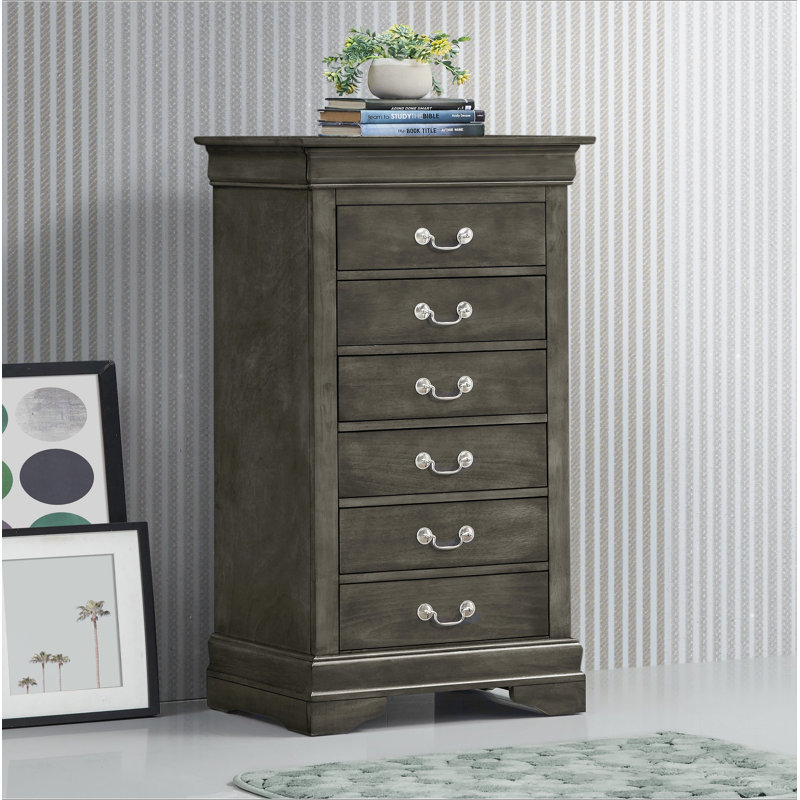 Commode à linge Louis Phillipe G3105-LC, Grey