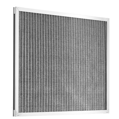 Filtre à air électrostatique, filtre de fournaise AC / CVC en aluminium lavable et réutilisable 20 po x 25 po x 1 po, MERV 8 longue durée, à la maison ou au bureau (taille réelle: 19,75 po x 24,65 po x 0,82 po)