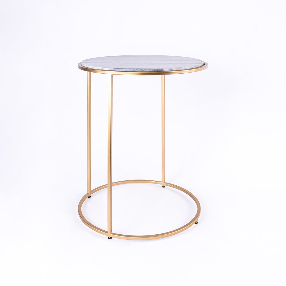 Nikelle Marble Top End Table Ebern Designs Table Top 
