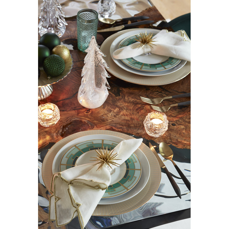 Emerald Porcelain Salad/Dessert Plate