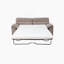 Canapé-lit 2 places, canapé Mid-Century moderne, canapé-lit convertible grand format avec structure en bois et revêtement en polyester, conception escamotable, capacité de 300 lb - peu encombrant pour le salon-50705008-50705014