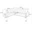 Budapest 97.5'' Wide L Shape Corner Sectional-1457945102-1350957349