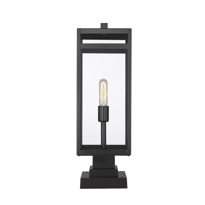 Sylmar Transparent Pier Mount Light, 23" H x 7.5" W x 7.5" D