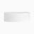 Topcraft 15.75" White Ceramic U-Shaped Vessel Bathroom Sink