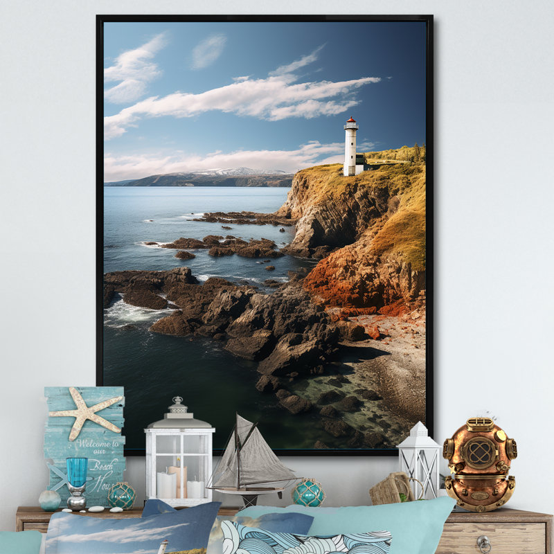 Port Harbor Retreat I - Nautique et plage, reproductions d'art mural, H 20 po x l 12 po x P 1 po, Cadre flottant noir