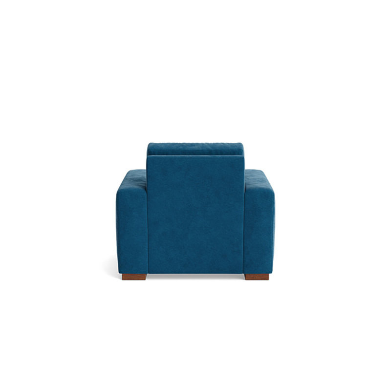 Couch Potato Chair, Performance Velvet - Denim