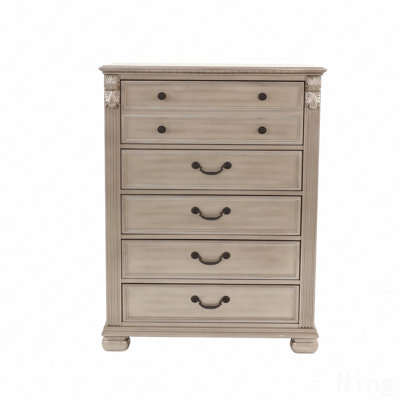 Commode 1 pièce avec tiroirs et meubles de chambre à coucher de style classique