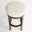 Archon Upholstered Stool with Solid Wood Frame