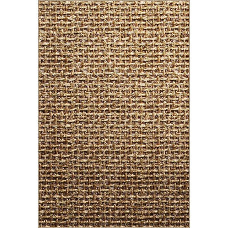Base tissée et tapis lavable avec motifs à nœuds dans des tons d'osier, Tapis de couloir 3 pi 4 po x 9 pi 11 po