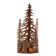 Rustic Lodge 1 - Light Flush Mounted Sconce