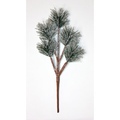 11" Artificial Iced Pine Holiday Pick