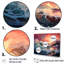 Japon, vague de lever de soleil sur toile Kanagawa-97040769-97040767