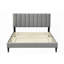 Twin Sized Bed in a Box with USB and Channel Design Headboard, No Box Spring Needed