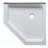 Randi 36'' W 36'' D Neo-Angle Double Shower Base
