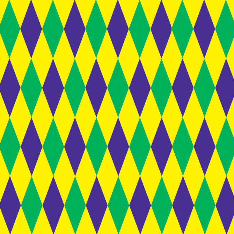 Mardi Gras Harlequin Backdrop