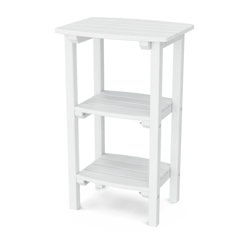 Table d'appoint Classic à 3 tablettes, Blanc