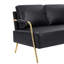 Causeuse rembourrée en tissu 50 po Nawatha-923914124