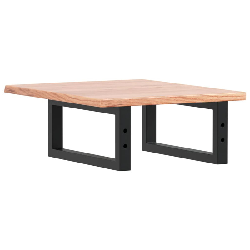 Bracket Shelf, Black/Light Brown, 2cm H x 40cm W x 50cm D