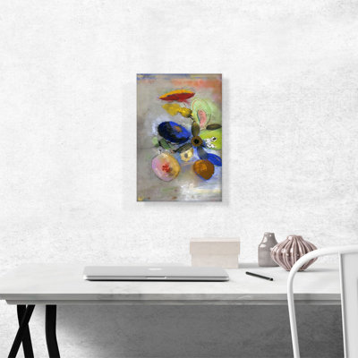 " Tori Home Flowers 1916 " by Odilon Redon Painting Print