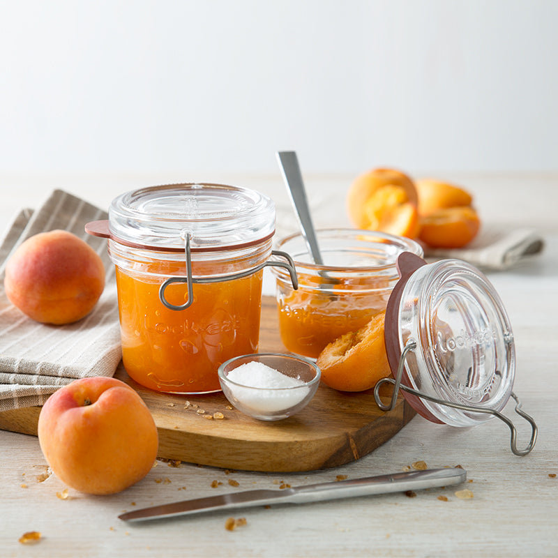 Lock-Eat Food Jar (Set of 6), 2.5" H x 3.4" W x 3.4" D