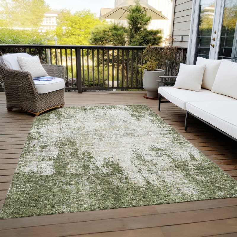 Tapis rectangulaire Aleighna avec envers antidérapant, Rectangulaire 8 pi x 10 pi