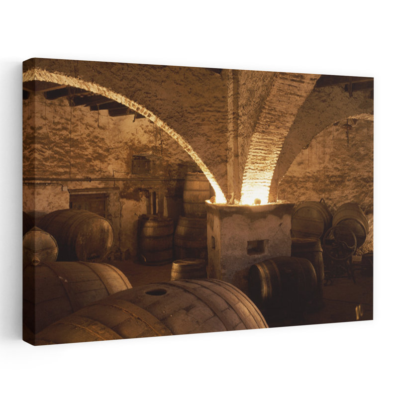 Barils dans un domaine viticole, La Garriga, Barcelone, Espagne, architecture contemporaine, H 16 po x l 24 po