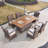 Arrika Wicker 6 - Person Patio Conversation Set with Cushions